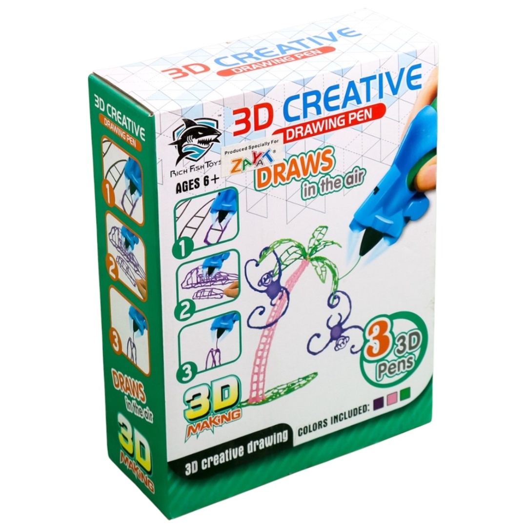 اقلام لرسم رسومات ثلاثية الأبعاد - 3 اقلام - 8803-1A