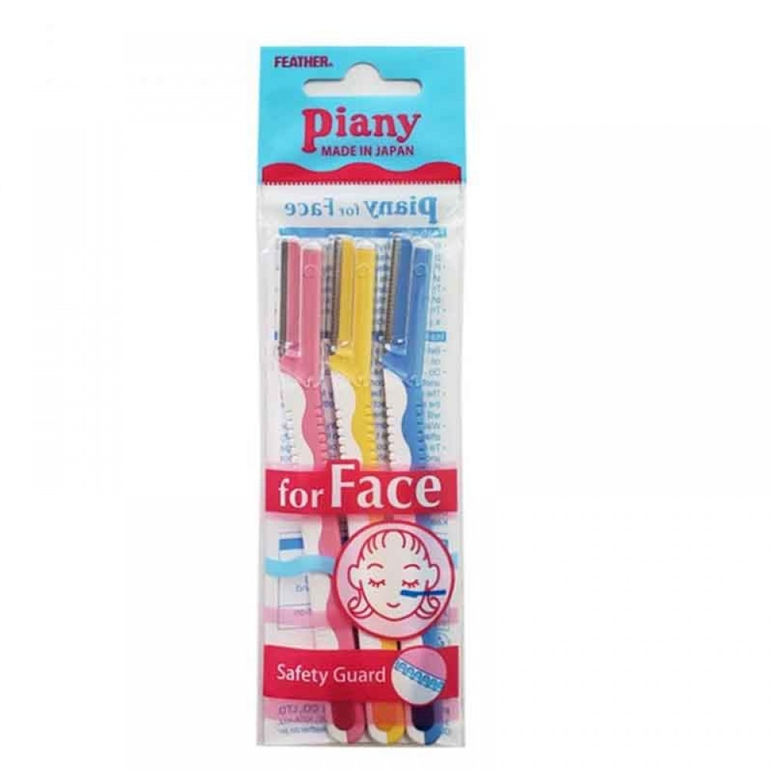 شفرات فيذر بياني - 12 قطع - L