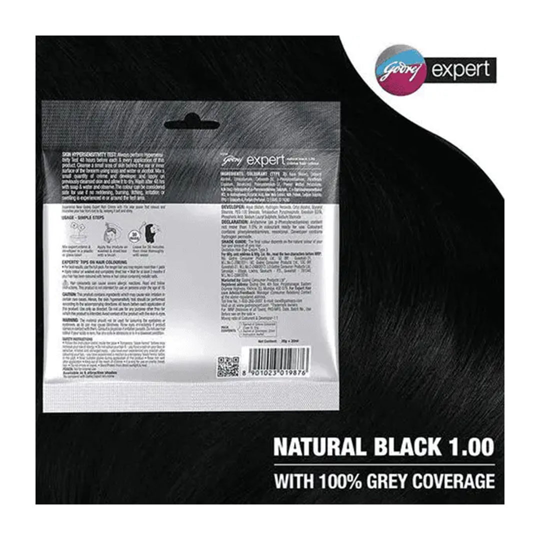 جودريج إكسبيرت صبغة ريتش لتلوين الشعر - أسود طبيعي - 20 جم + 20 مل