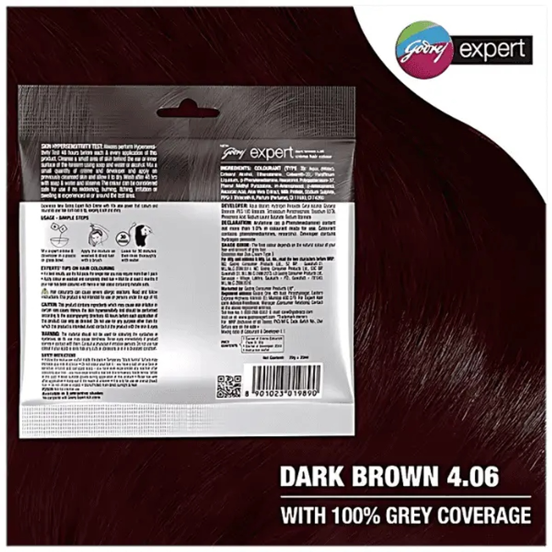 جودريج إكسبيرت صبغة ريتش لتلوين الشعر - بني غامق - 20 جم + 20 مل