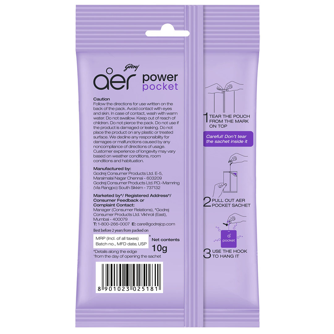 معطر إير باور بوكيت برائحه اللافندر - 10 جرام