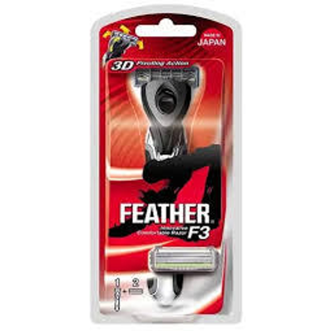 شفرات حلاقة للرجال فيذر - 6 قطع - F3