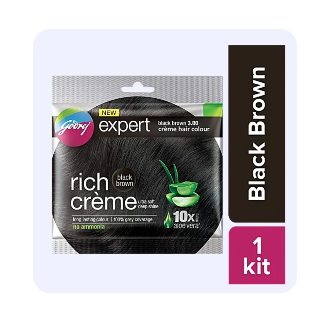 جودريج إكسبيرت صبغة ريتش لتلوين الشعر - بني أسود - 20 جم + 20 مل