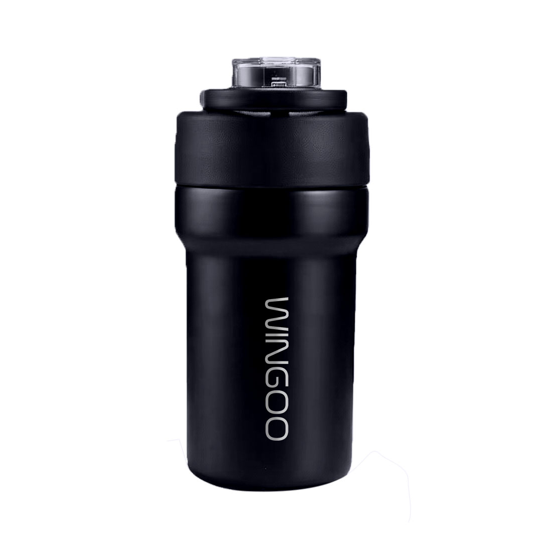 مج حراري I-Flask من وينجو - 380 مل - اسود