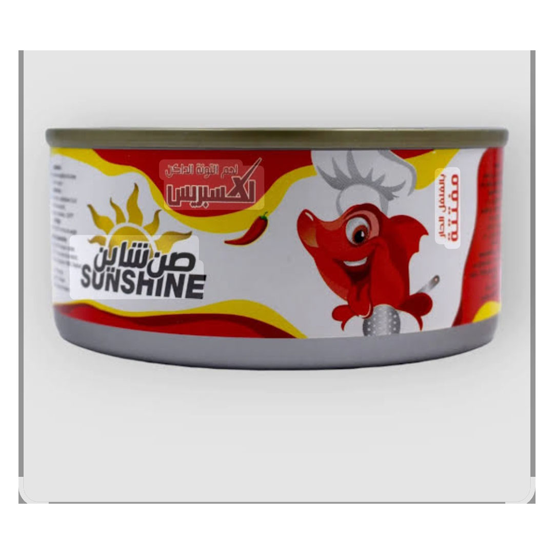 صن شاين تونة اكسبريس مفتت حارة - 150جم