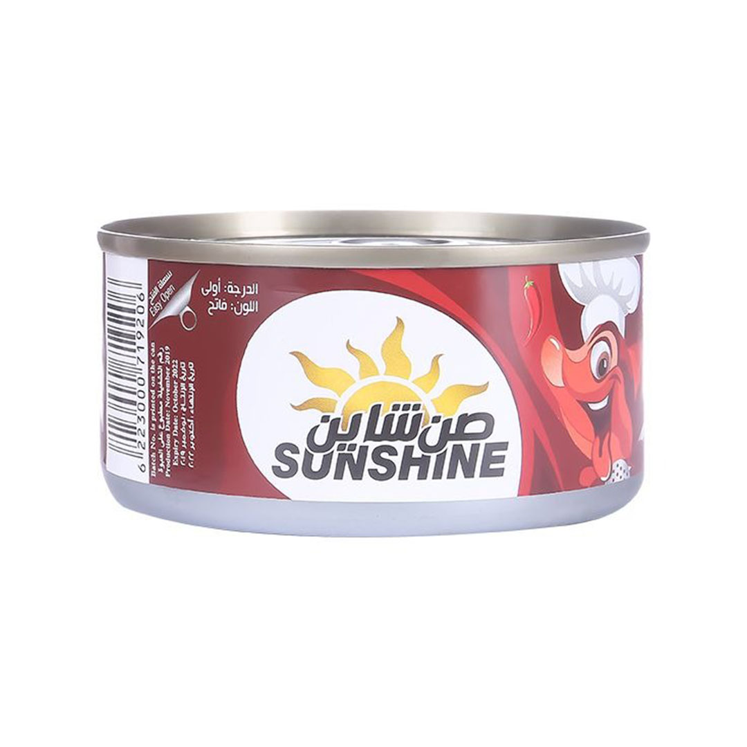 صن شاين تونة قطع سهلة الفتح حار - 185 جم