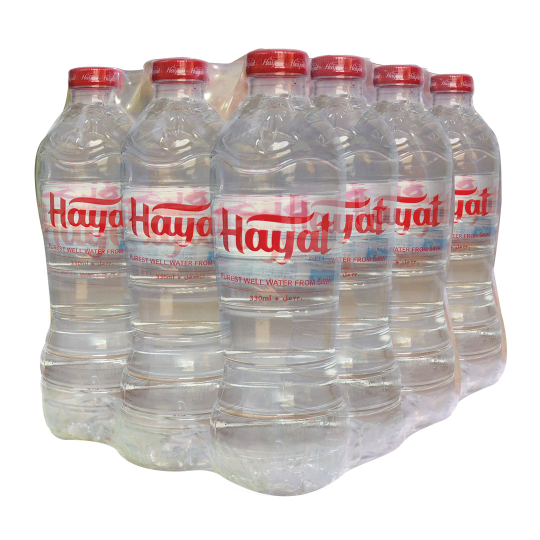 كرتونة مياة حياة - 330 ملل - 12 زجاجة