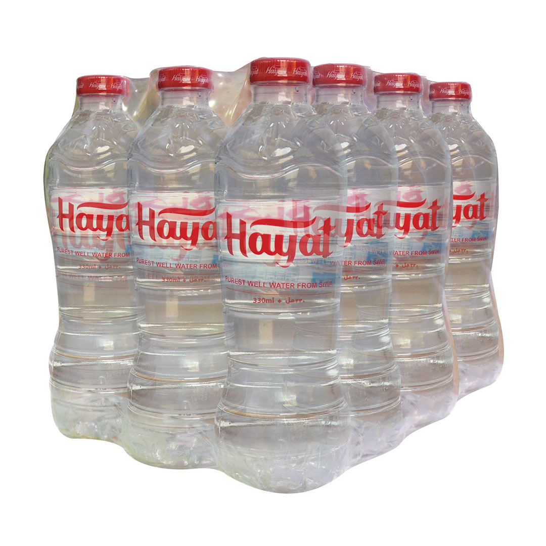 كرتونة مياة حياة - 330 ملل - 12 زجاجة