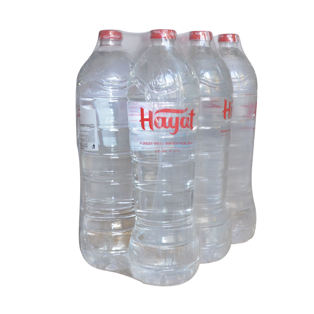 كرتونة مياة حياة - 1.5 لتر - 6 زجاجة