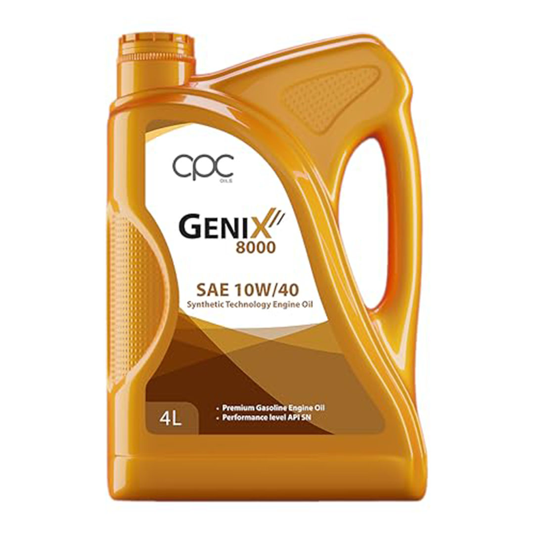 زيت محرك CPC El-Taawon GENIX 8000 10W40 – 4 لتر – 7000 كم