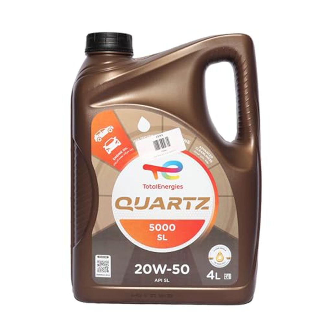 زيت محرك Total Quartz 20W50 SL – 4 لتر – 5000 كم