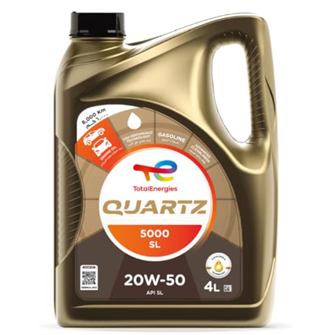 زيت محرك TotalEnergies Quartz 5000 SL 20W50 – 4 لتر