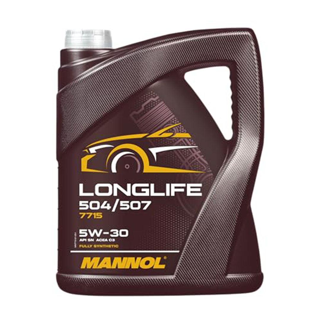 زيت محرك Mannol Longlife 504/507 5W30 – 5 لتر – تخليقي بالكامل