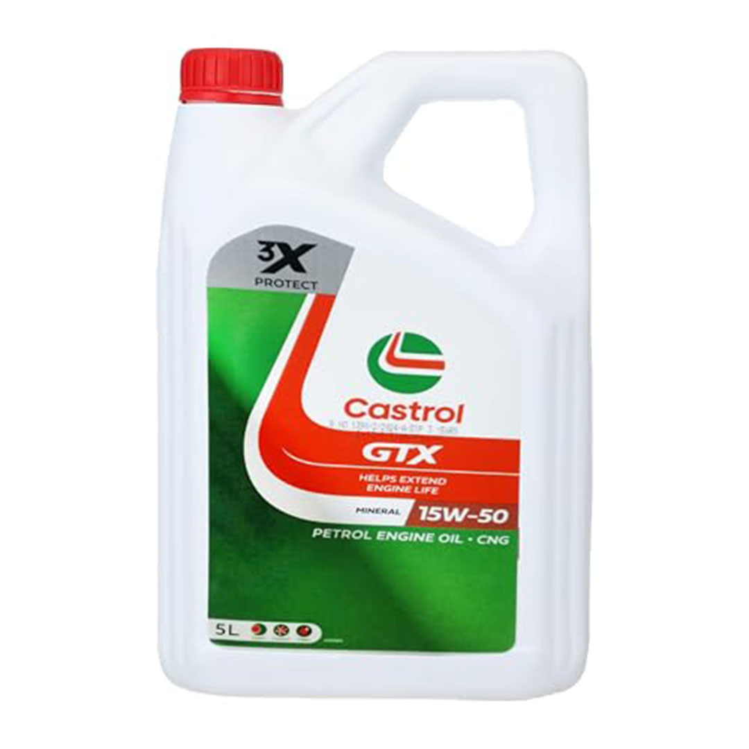 زيت محرك Castrol GTX 15W50 – 5 لتر
