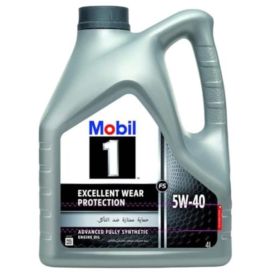 زيت محرك Mobil 1 FS 5W-40 + فلتر بوش لتويوتا – 4 لتر