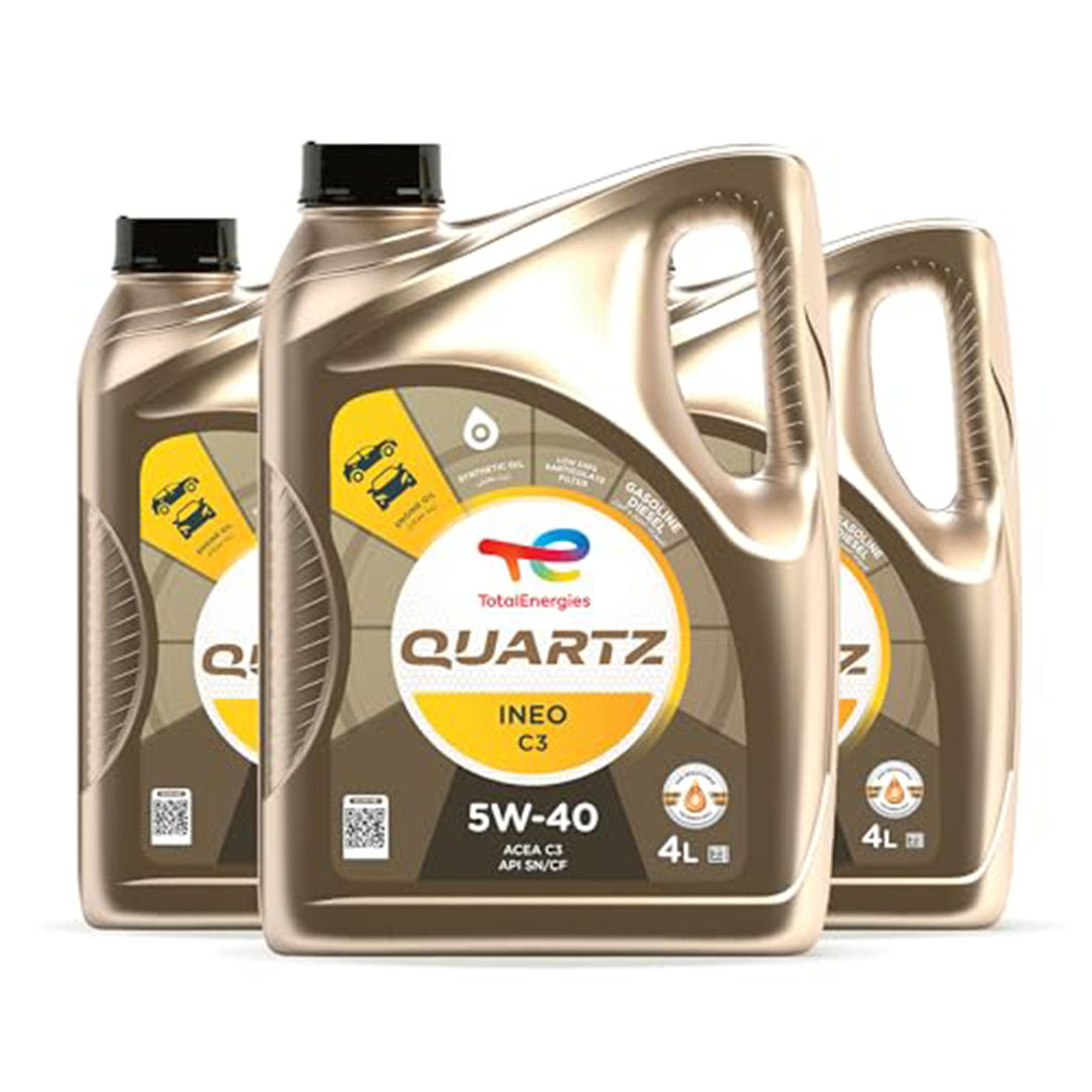 زيت محرك TotalEnergies Quartz Ineo C3 5W-40 – 4 لتر – 3 عبوات