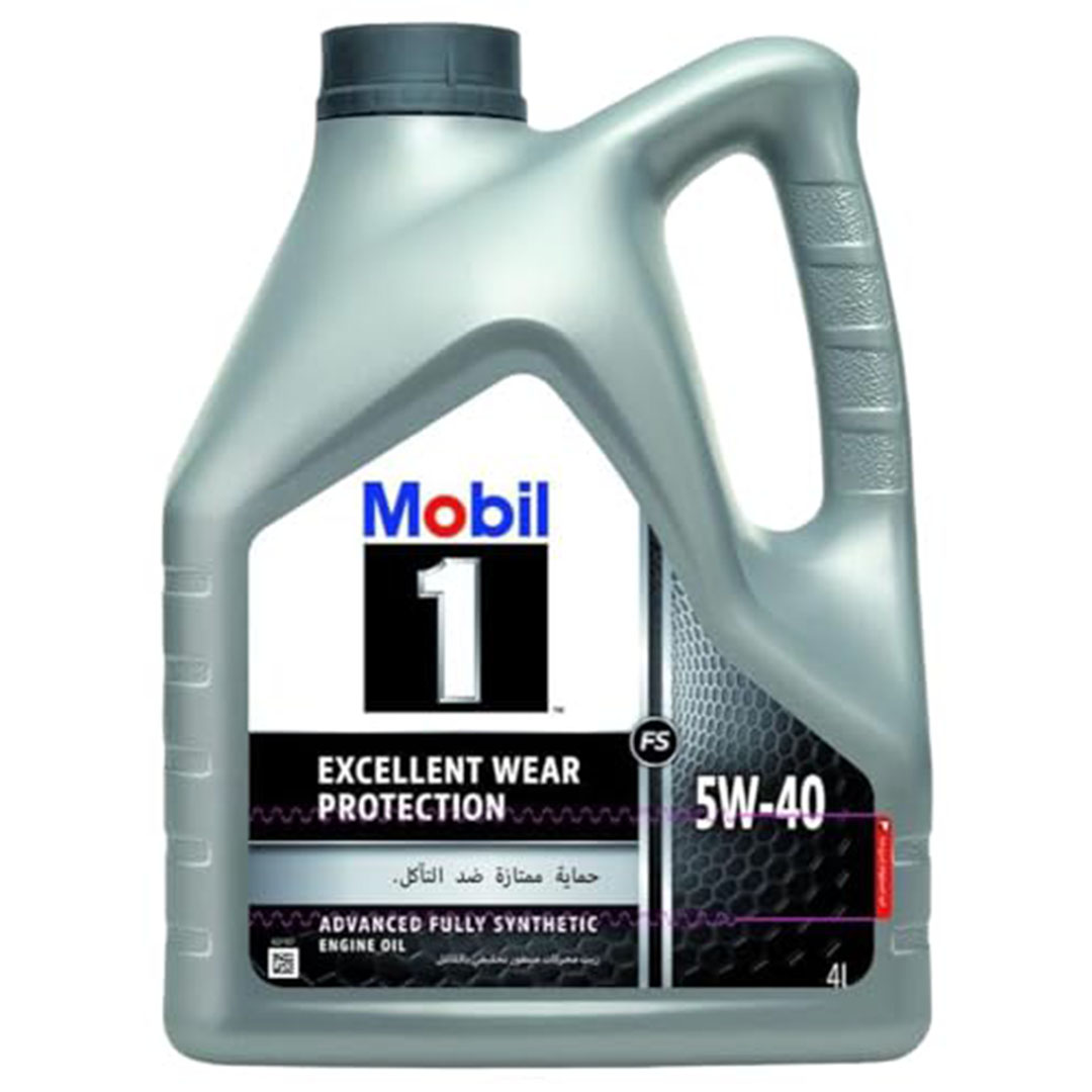 زيت محرك Mobil 1 FS 5W-40 + فلتر بوش لأوبل وشيفروليه – 4 لتر