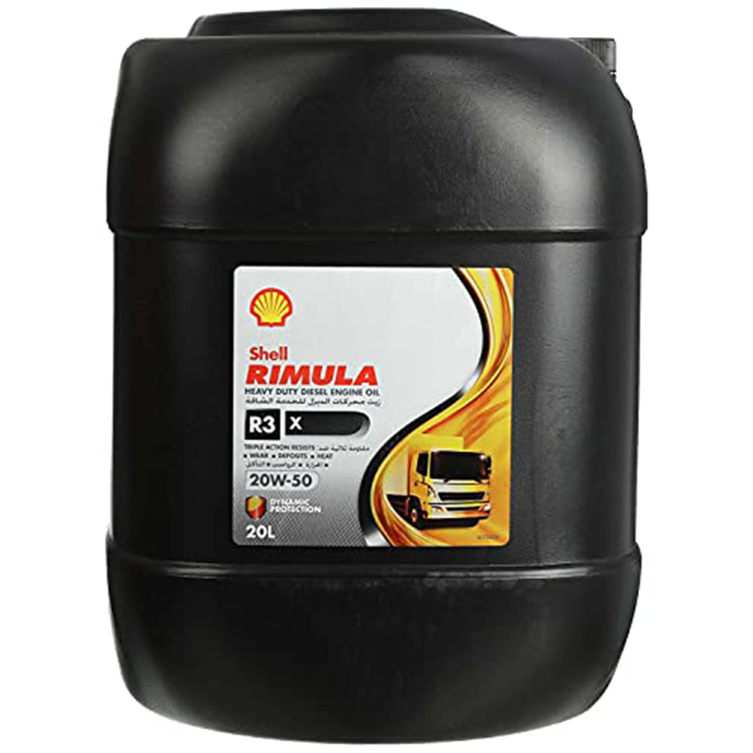 زيت محرك Shell Rimula R3X 20W50 – 20 لتر