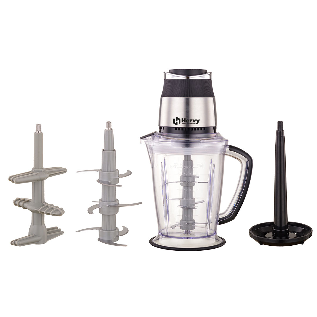 مفرمة هيرفي  -2 لتر- 800 واط - 9 شفرات - أسود - C-002