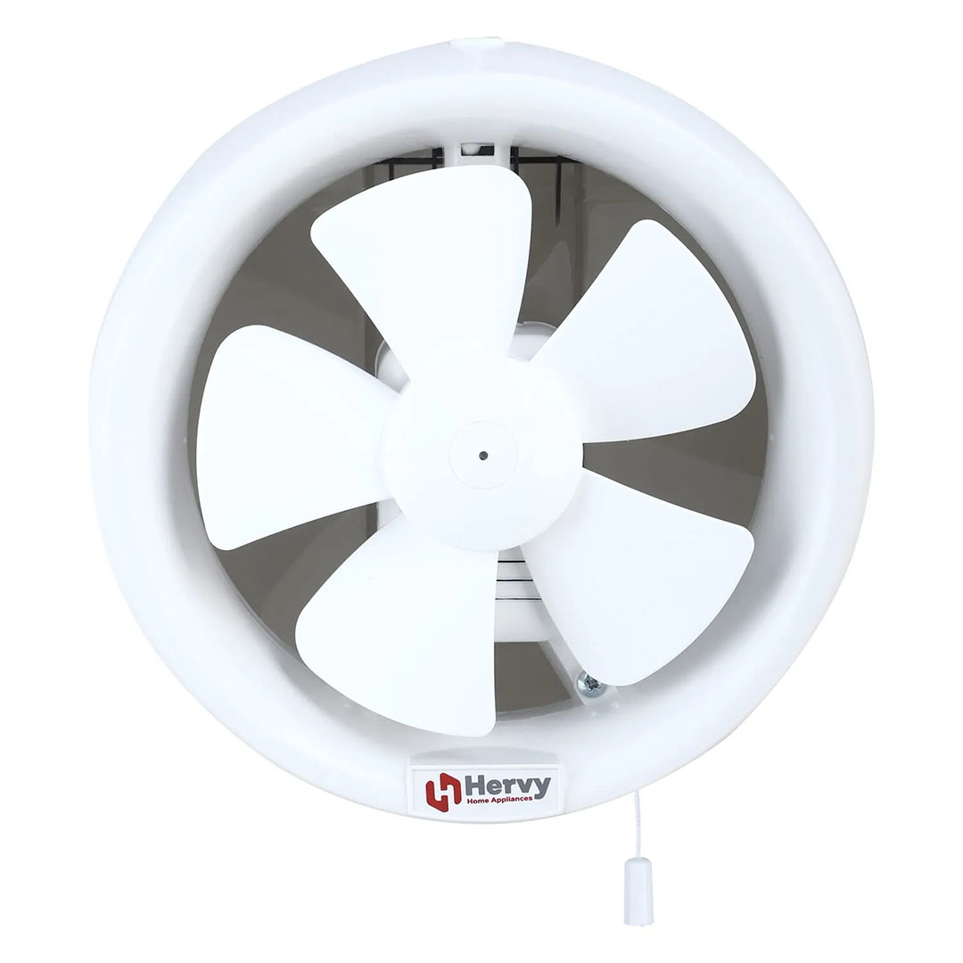 شفاط كهربائي مستدير فينتو جلاس هيرفي - 15 سم - ابيض