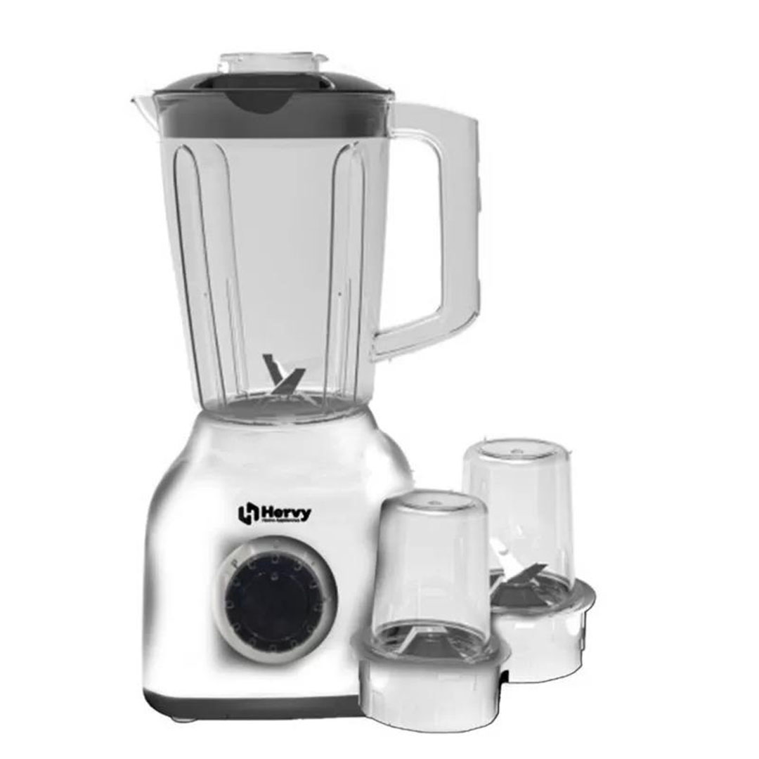 خلاط هيرفي ماكسي - 400 وات - 2 مطحنة - بينك