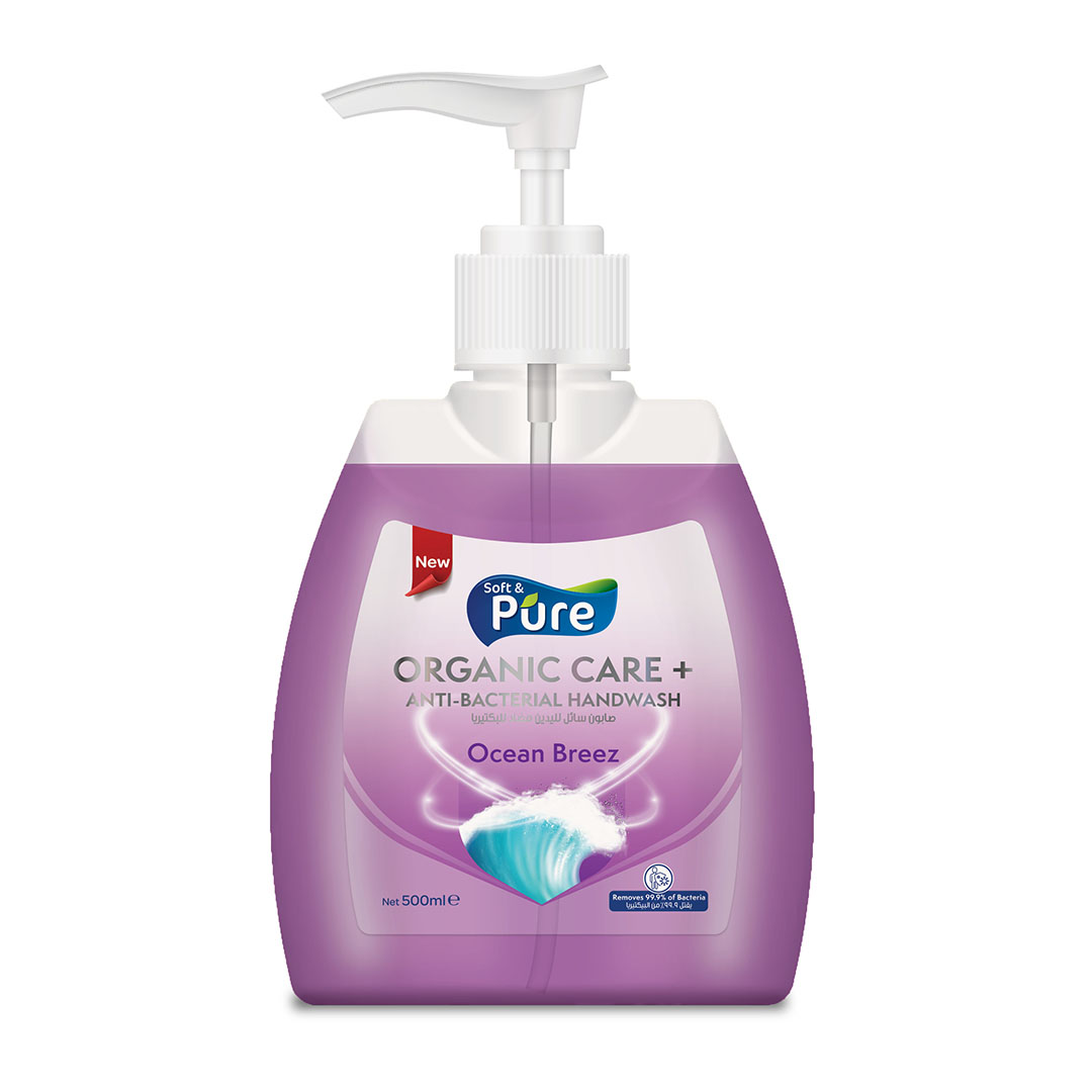 غسول يدين سوفت آند بيور برائحة نسيم المحيط - 500 مل