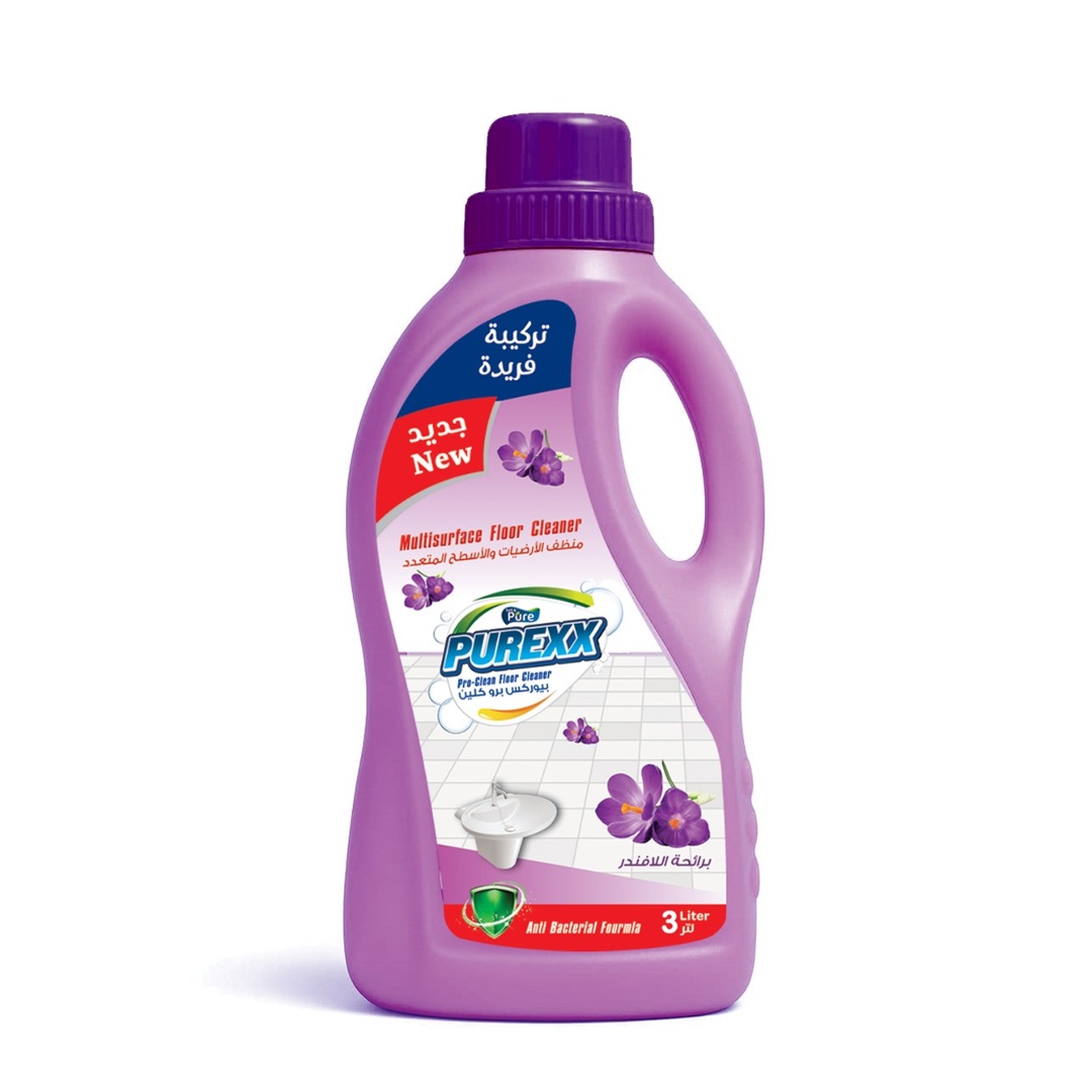 منظف سائل متعدد الاستخدامات من بيوركس برائحة اللافندر - 3 لتر