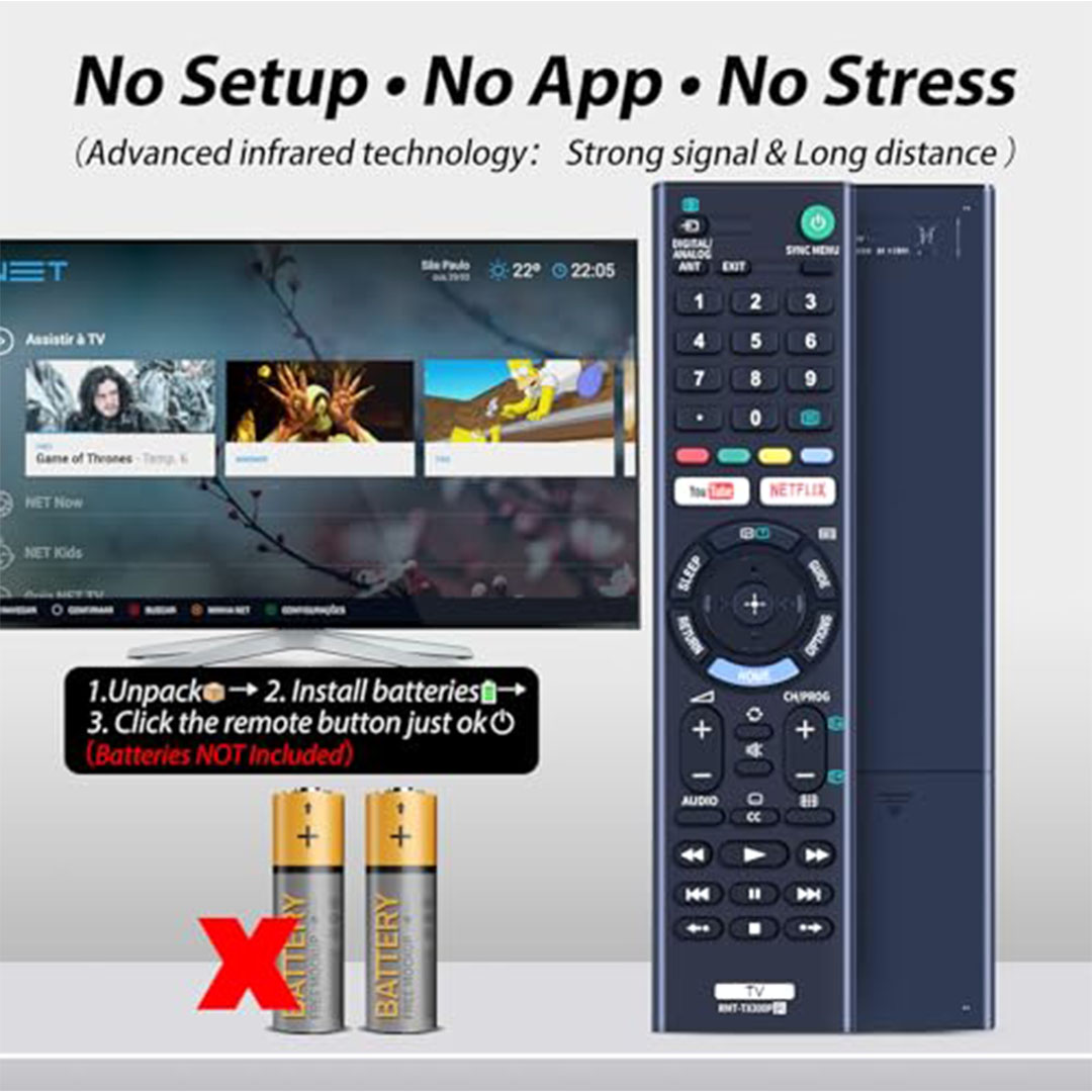 ريموت سوني RMT-TX300P - أسود