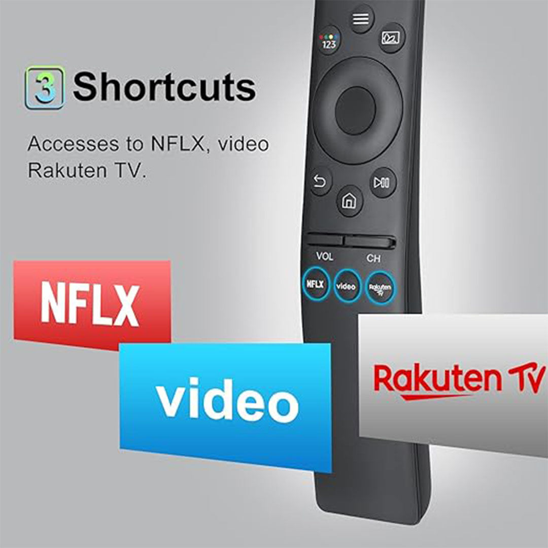 ريموت عالمي سامسونج (قطعتين) - أسود