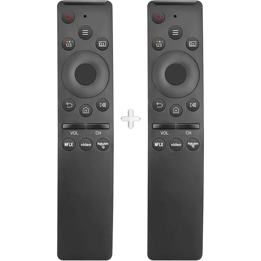 ريموت عالمي سامسونج (قطعتين) - أسود