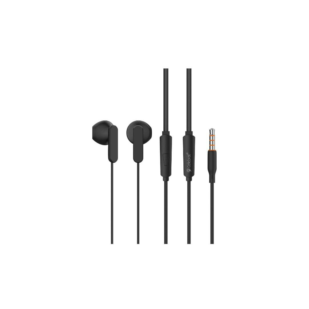 سماعات أذن ستيريو سلكي بميكرفون من سيلبريت - آسود - G23
