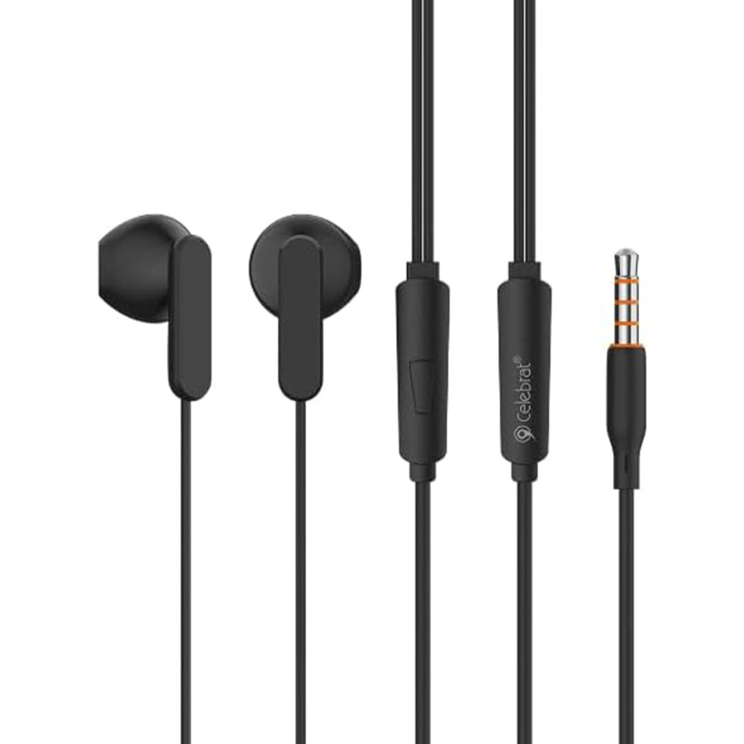 سماعات أذن ستيريو سلكي بميكرفون من سيلبريت - آسود - G23