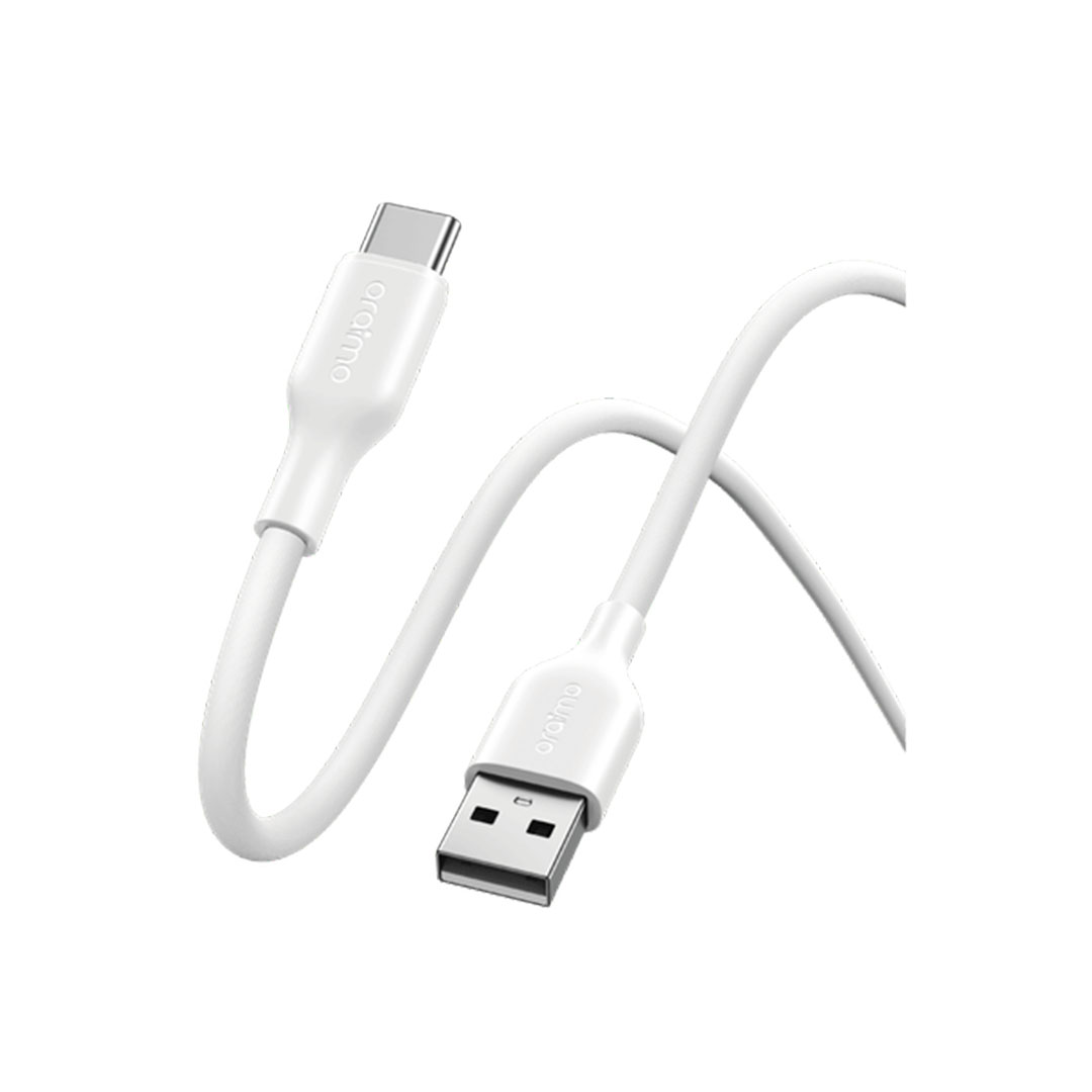 كابل شحن سريع type-C/USB أورايمو - 1 متر - أسود - OCD-114C