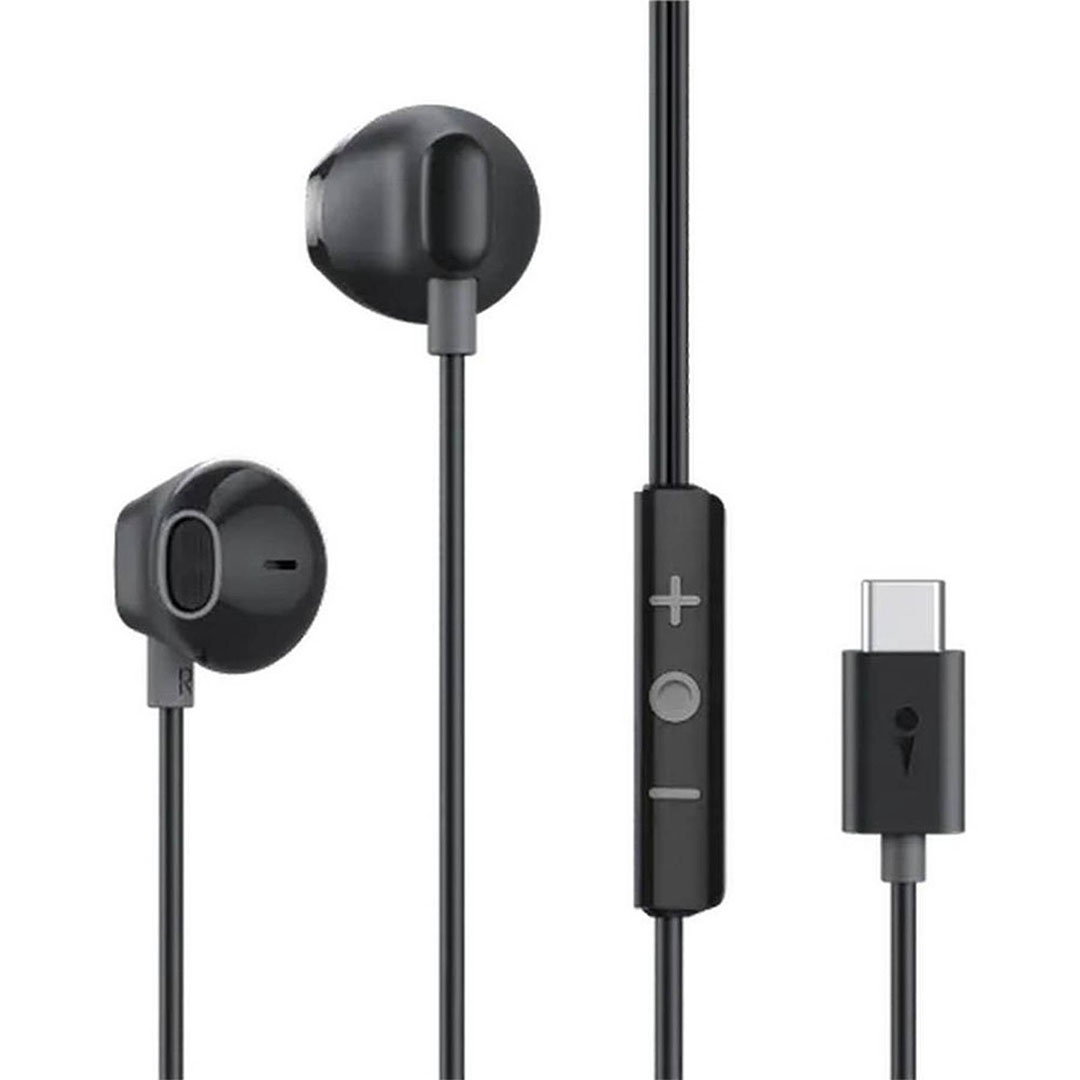 سماعات أذن سلكية هالو اير Type-C أورايمو- أسود - Oep-650