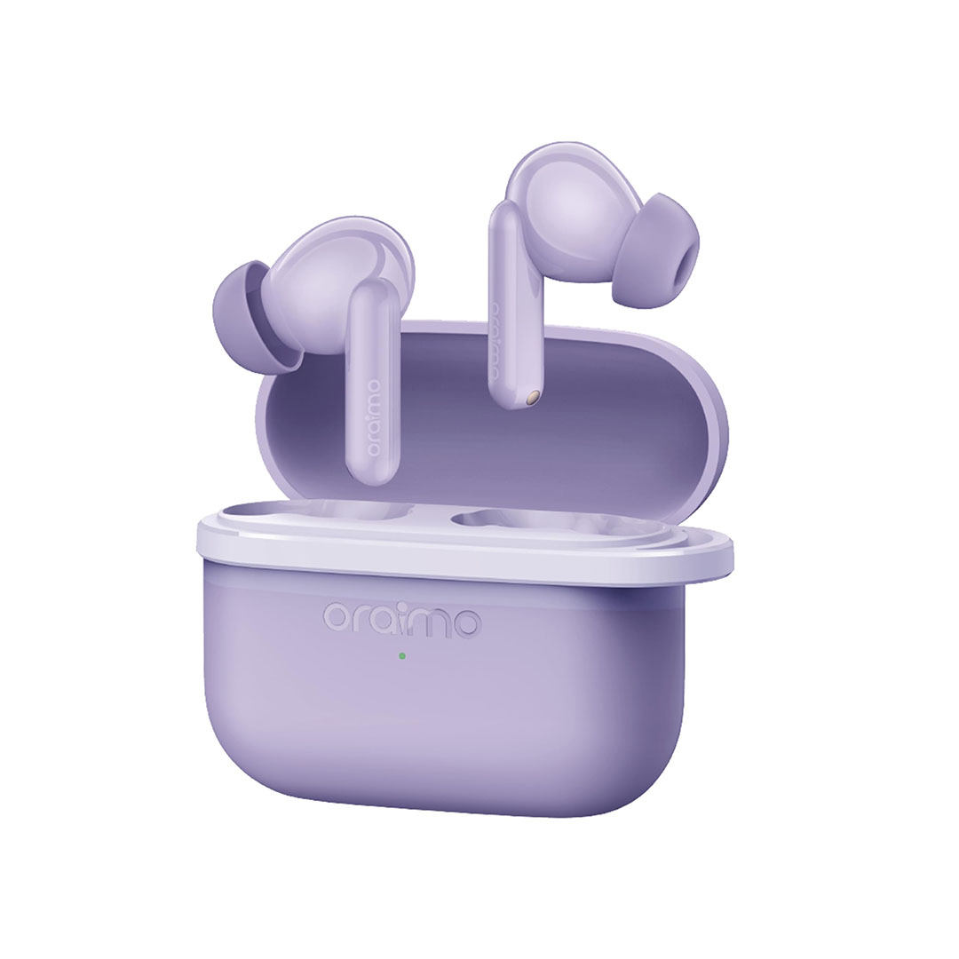سماعة أذن لاسلكية أورايمو بصوت محيطي 360 - 40 ساعة تشغيل - لافندر - OTW-324