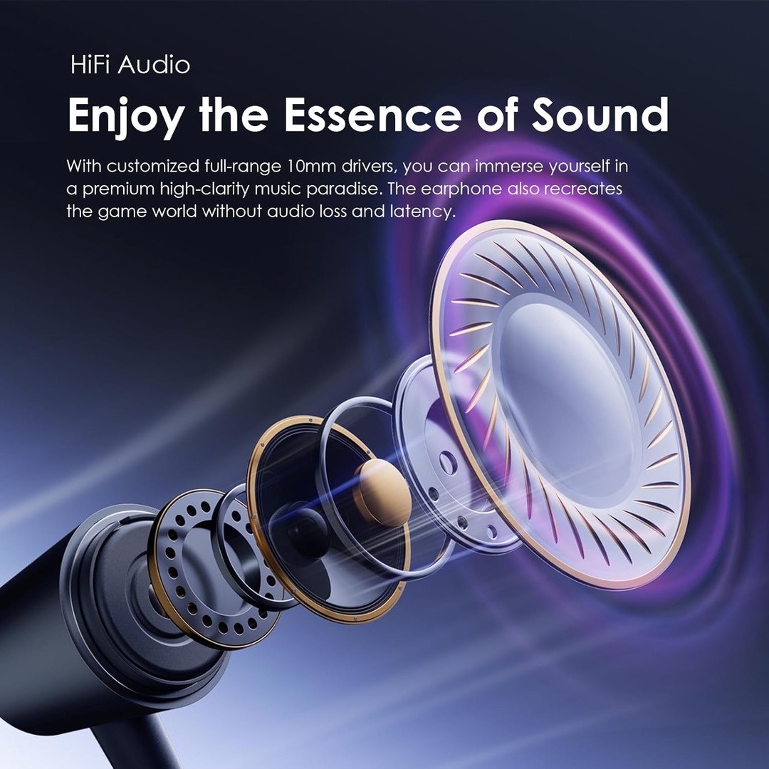 سماعات أذن سلكية داخلية ترومبيت 3 أورايمو - 3.5mm - أسود - OEP-E40