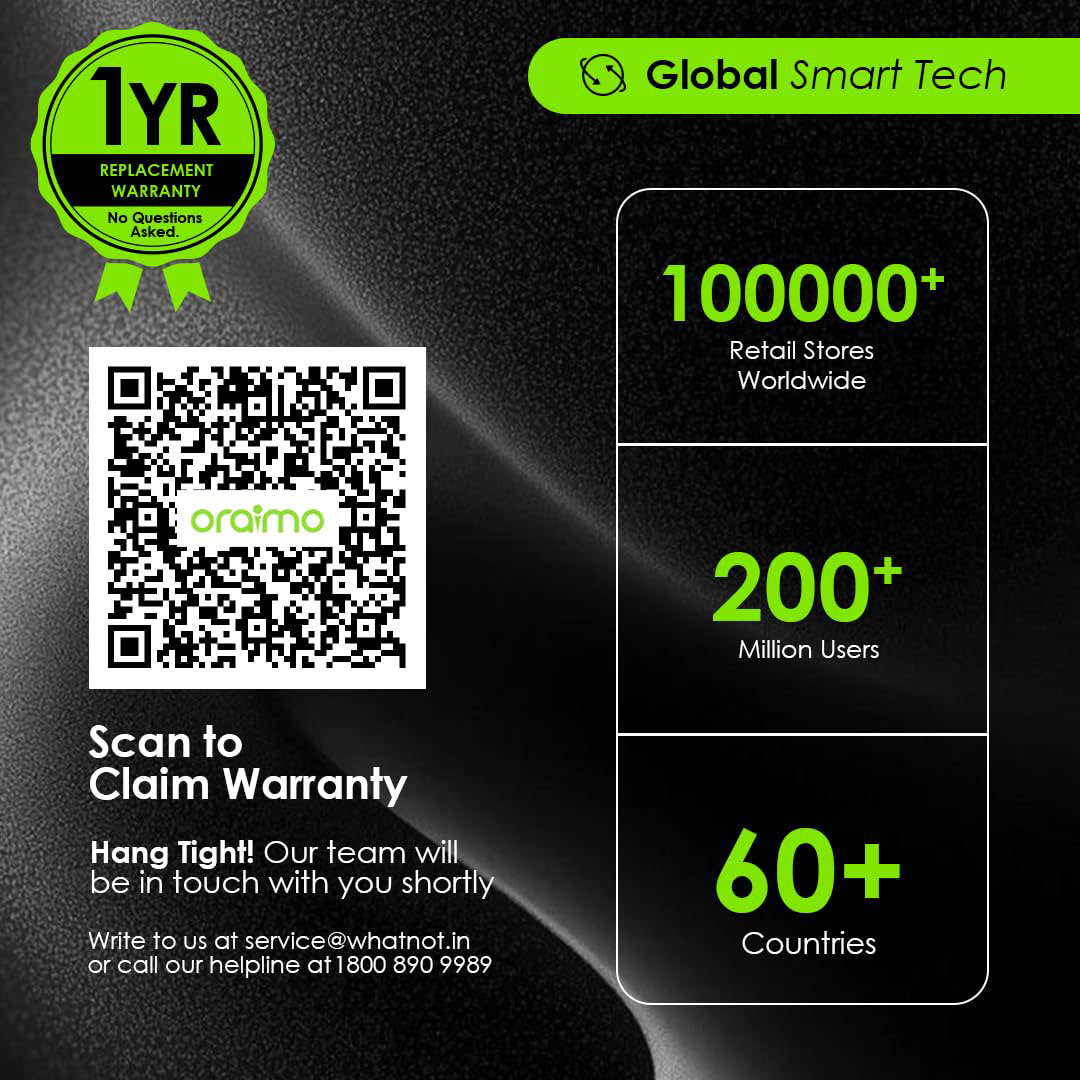 سماعة أذن سلكية اورايمو هالو 2 اس - أسود - Oep-E21P