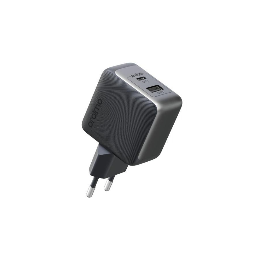 شاحن أورايمو 33 Pro سريع بمخرجين مع كابل - 33 وات - أسود - OCW-7331E