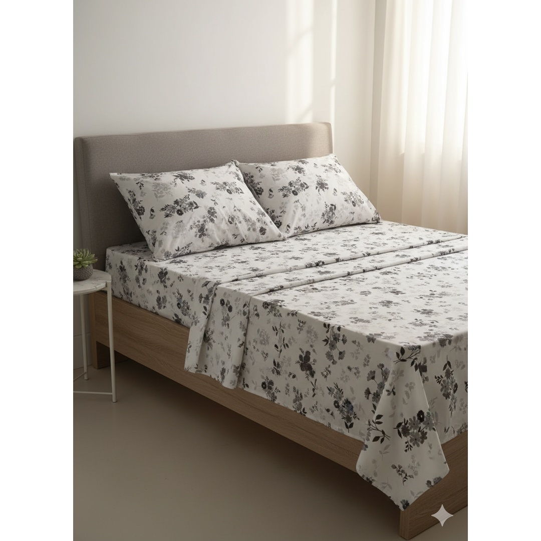 طقم ملاية سرير من يارلن + 2 كيس مخدة 200 سم