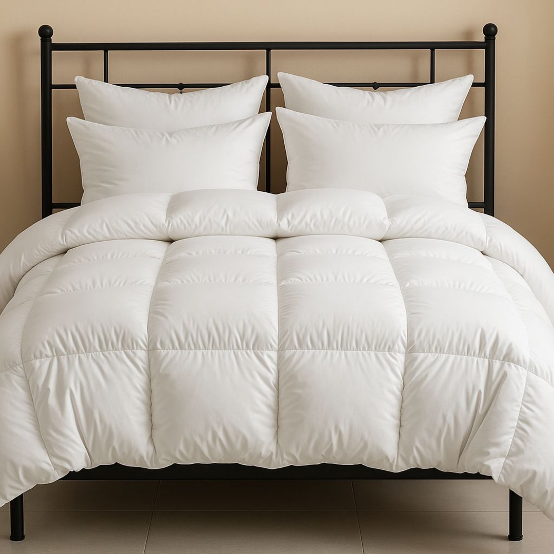 لحاف فايبر من يارلن - أبيض - 220*240 سم