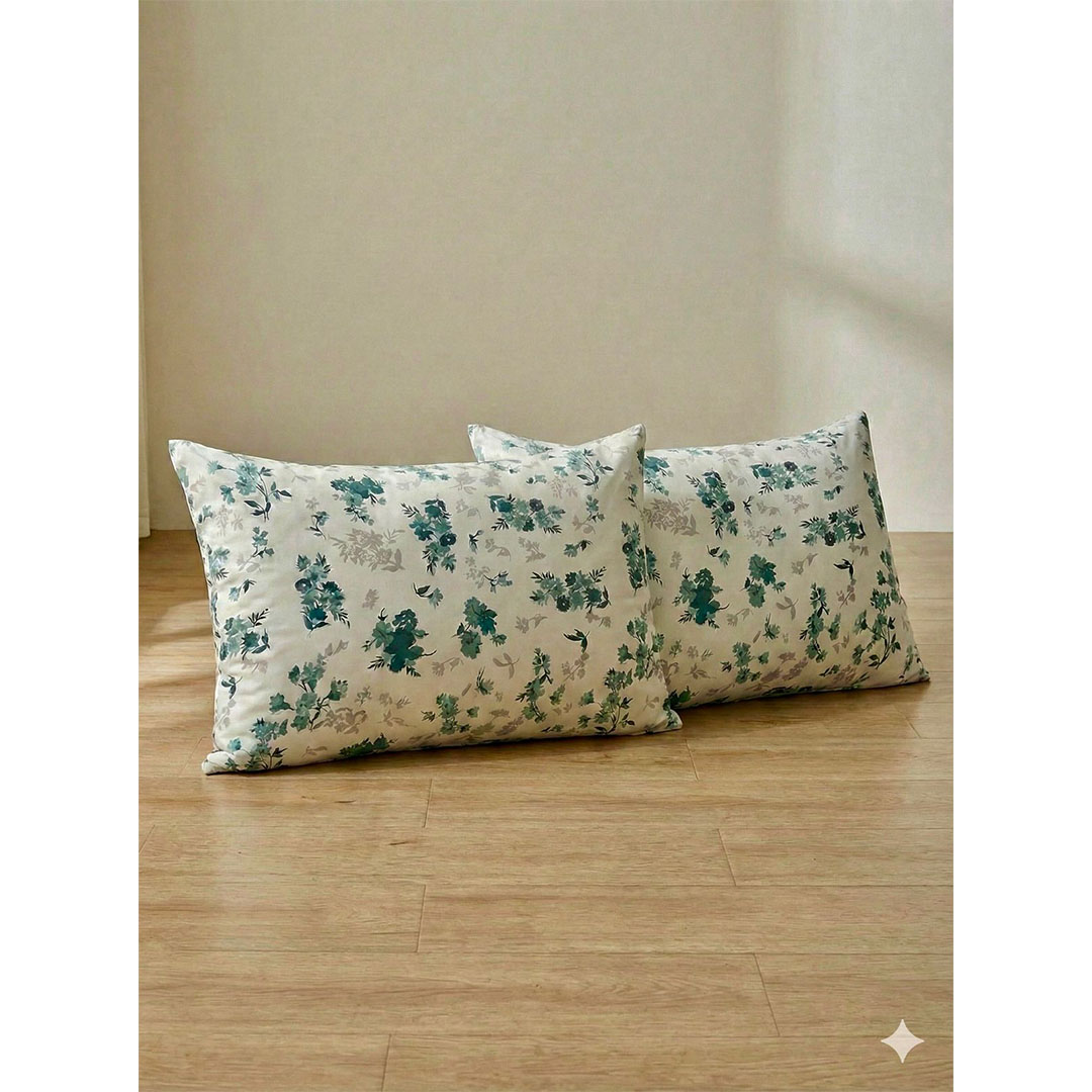 يارلن 2 كيس مخدة صغيرة - جرين فلورا - 50×70 سم