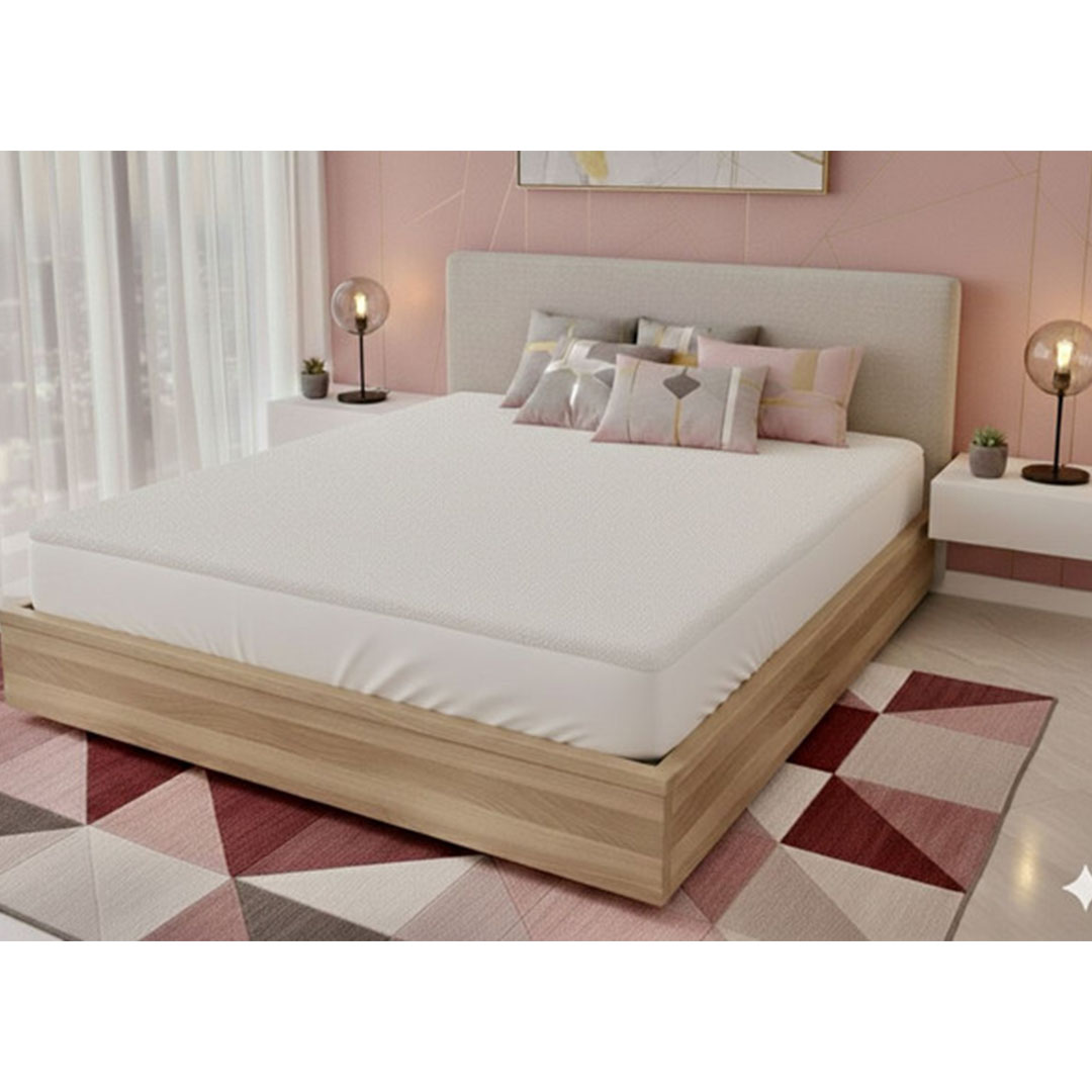 يارلن واقي مراتب مقاوم للماء - أبيض - 120*200*30 سم