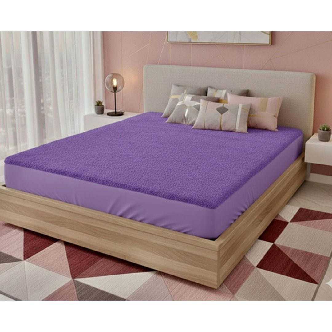 يارلن واقي مراتب مقاوم للماء - موف - 160*200*30 سم