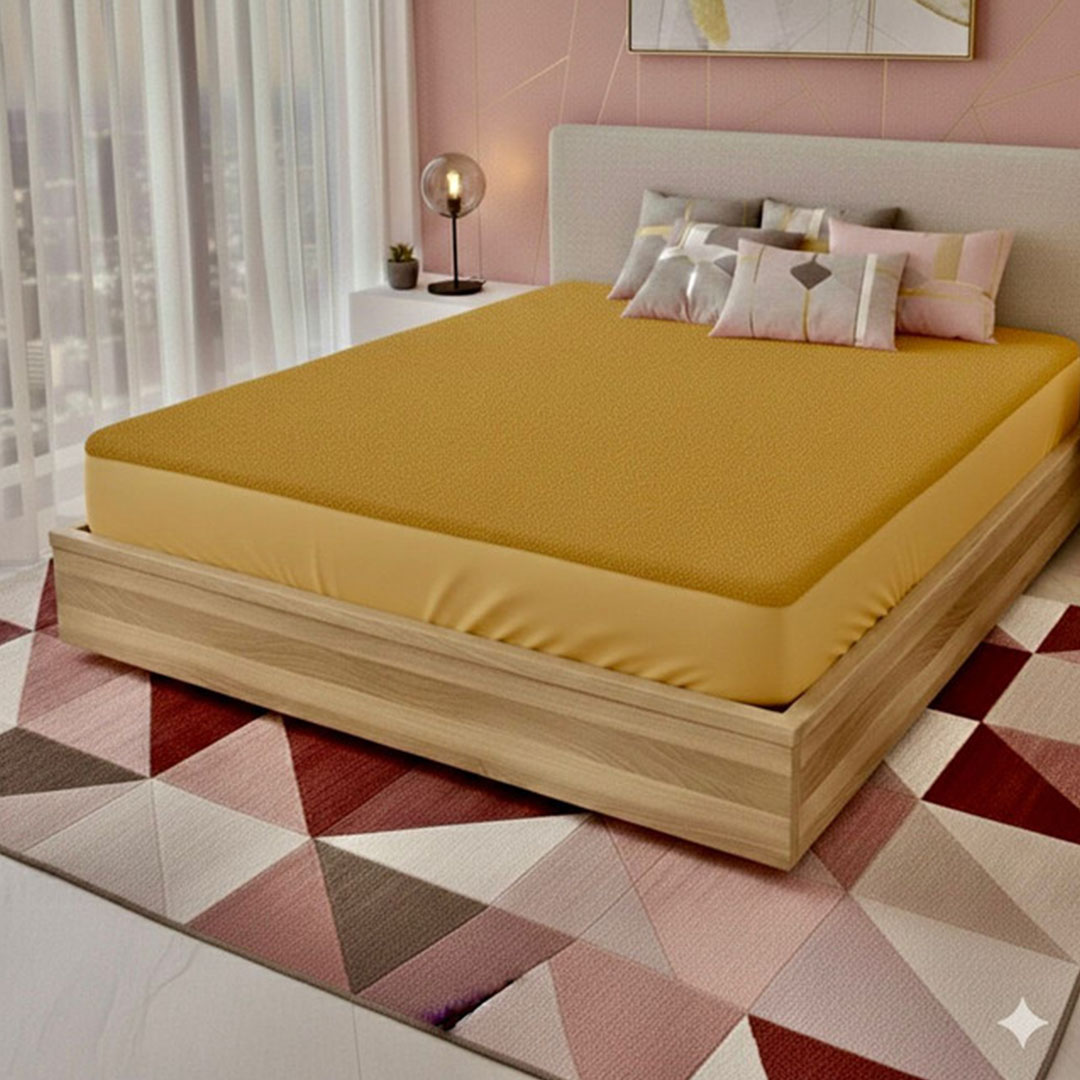 يارلن واقي مراتب مقاوم للماء - جملي - 120*200*30 سم