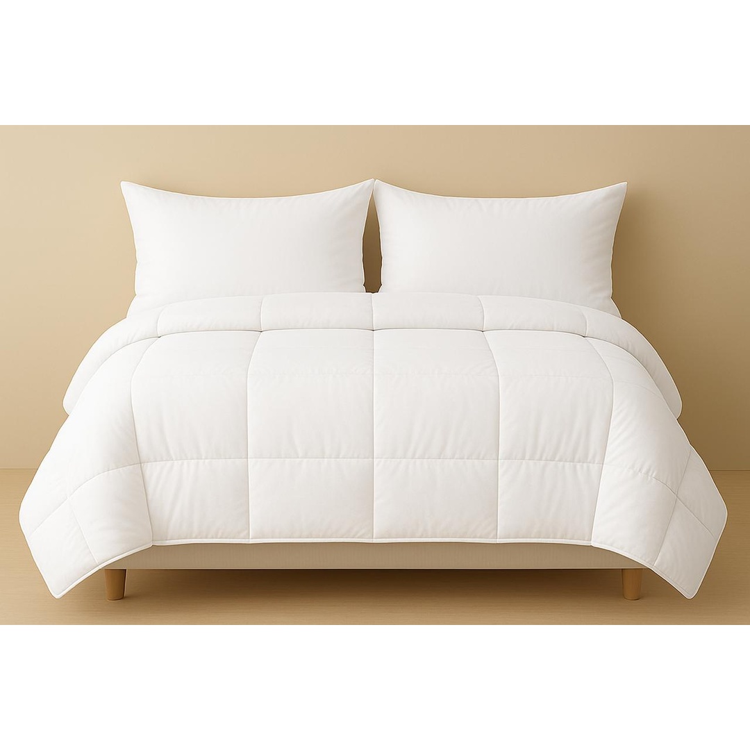 كيس لحاف بسوستة من يارلن - أبيض - 220*240 سم