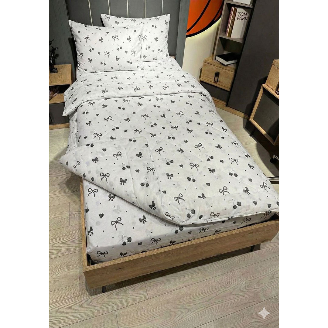 يارلن غطاء لحاف بسوستة - جراي بيريز - 220×240 سم