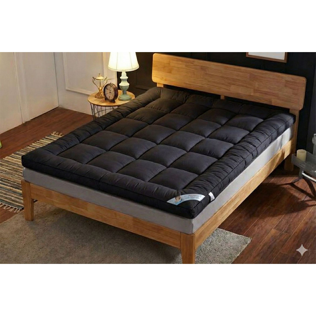 يارلن مرتبة تطرية - أسود - 100×195 سم