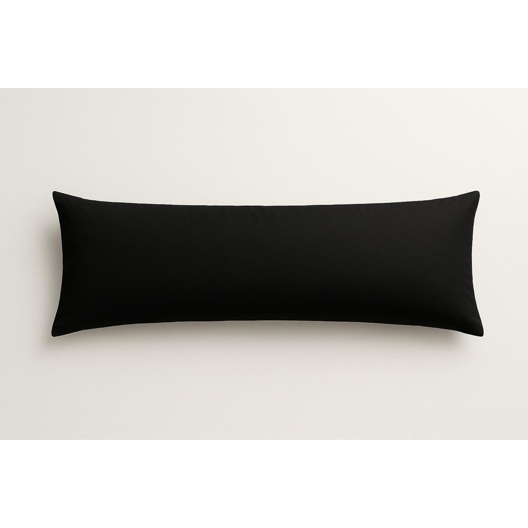 كيس مخدة طويل من يارلن - أسود - 160*45 سم
