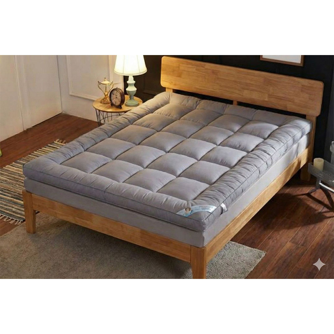 يارلن مرتبة تطرية رمادي فاتح - 120×195 سم