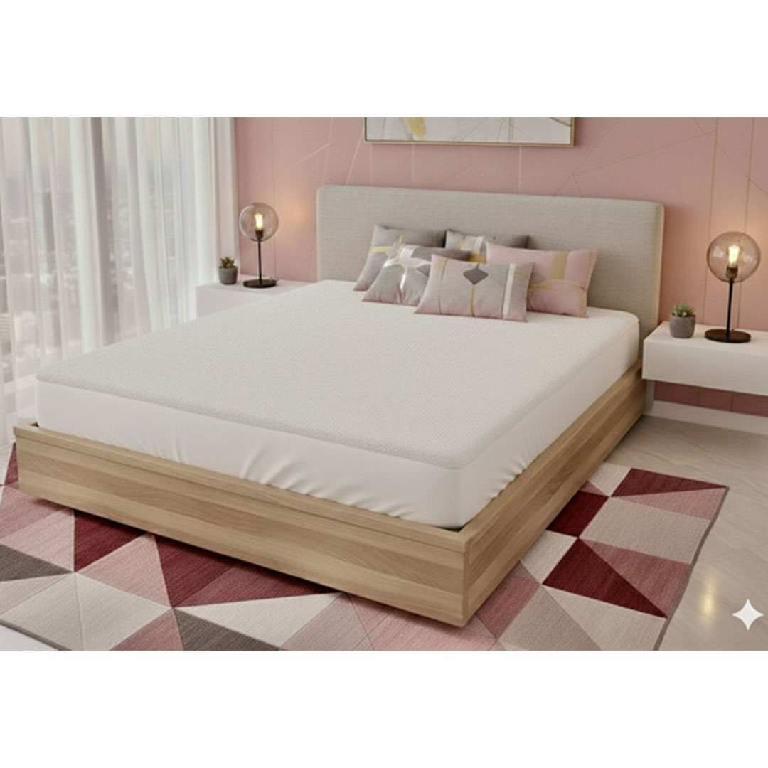 يارلن واقي مراتب مقاوم للماء - أبيض - 120*200*30 سم